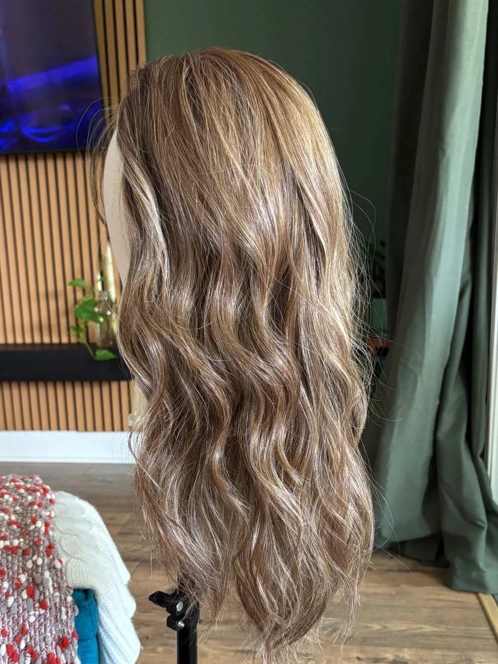 JB Theresa Long hazelnut Wig with Subtle Blonde Lowlights